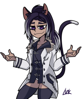 Gimp's Character in Helltaker Style