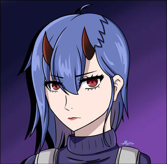 Persona Style Raffle Art